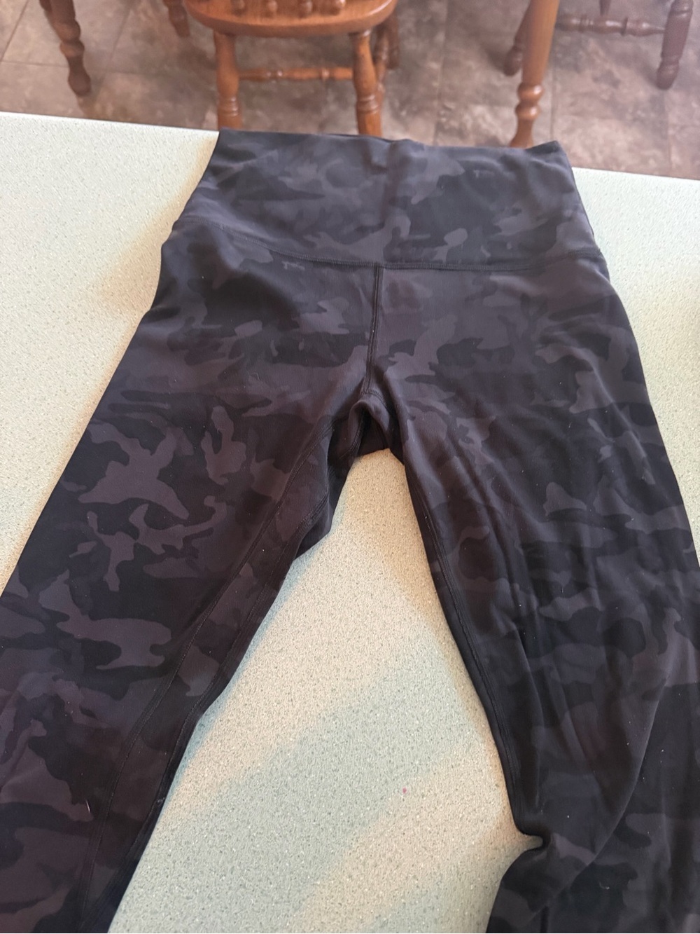 lululemon athletica Black Camo High-Rise Leggings
